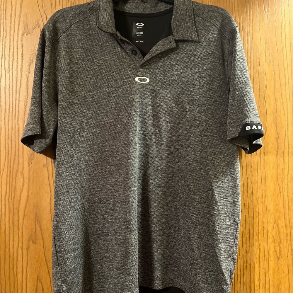 Oakley Men's Charcoal Polo Shirt